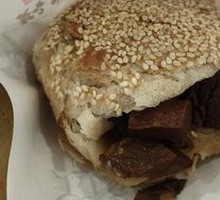 Beef-filled flatbread