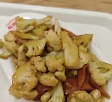 Cabbage Stir-Fried with Sausage