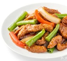 Green Pepper Pork Strips