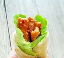 Hand-held Pancake with Egg and Pork Tenderloin