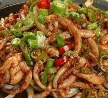 Spicy Squid Tentacles in Dry Pot