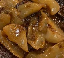 Braised Sea Cucumber with Green Onion