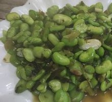 Snow Cabbage and Broad Beans
