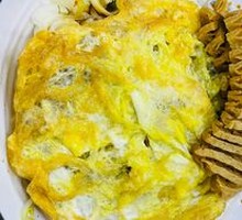 Egg Flower Oil-Poured Noodles