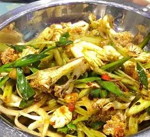 Spicy Cauliflower in Hot Pot