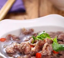 Beef Soup with Thickened Sauce