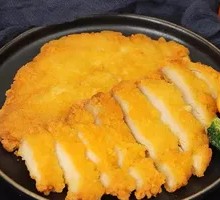 Golden Egg Yolk Chicken Cutlet