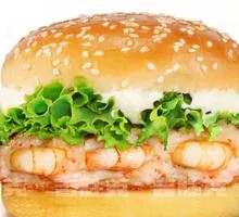 Crispy Fresh Shrimp Burger