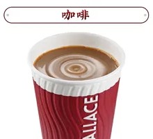 鸡腿堡配鸡米花咖啡