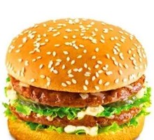 Double Pork Burger with Cola