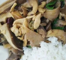 Beef and Mushroom Rice Bowl