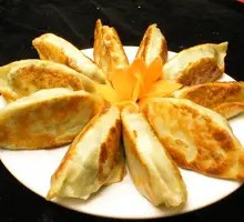 Shrimp and Three Delicacies Pan-Fried Dumplings