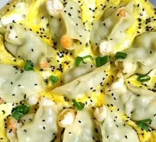 Fried Egg with Dumplings