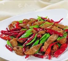 Spicy Pepper and Intestine Rice Bowl