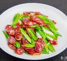 Sichuan Cured Sausage Stir-fry