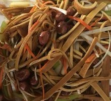 Cold-mixed tofu skin strips