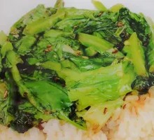 Garlic Stir-fried Rapeseed Rice