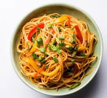Cabbage and Egg Fried Noodles