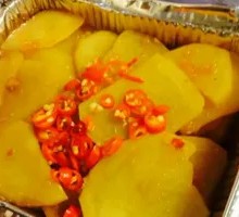 Aluminum Foil Potato Slices