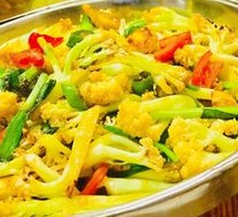 Spicy Cauliflower in Hot Pot