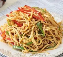 Cold Tofu Noodles Salad