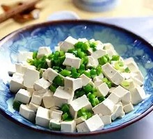 Tofu with Green Onion