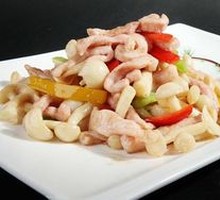 Braised White Enoki Mushrooms with Pig Tripe