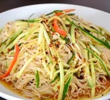 Cold Noodles with Beef Tendon Mix