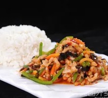 Fish-Flavored Shredded Pork Rice Bowl