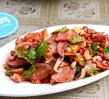 Cold-mixed pig's head meat