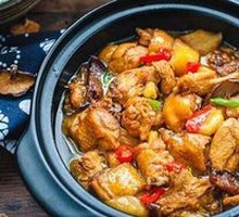 Stewed Chicken with Brown Sauce