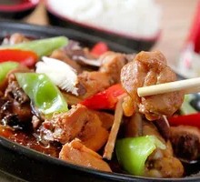 Braised Chicken with Tofu Skin