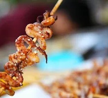 Grilled Squid Tentacles