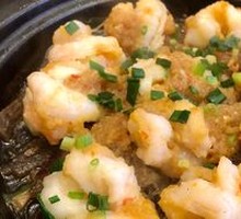 Garlic Shrimp with Rice Noodles