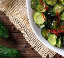 Sweet and Sour Cucumber Strips