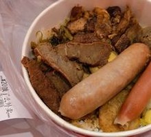 Pork Trotter and Char Siu Rice