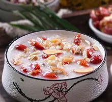 Walnut Red Date Longan Goji Berry Porridge