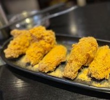 Cheese Snowflake Fried Chicken