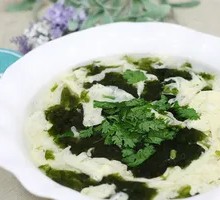 Seaweed and Egg Soup
