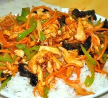 Fish-flavored Chicken Rice Bowl