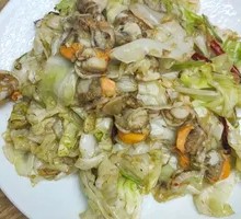 Clam Stir-fried Chinese Cabbage
