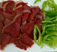 Braised Pig's Blood with Donkey Meat in Flatbread