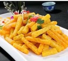 Egg Yolk Baked Pumpkin