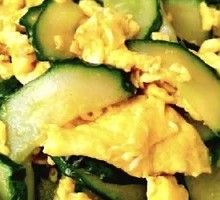 Egg and Cucumber Stir-fry