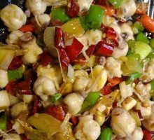 Spicy Stir-fried Squid Beaks