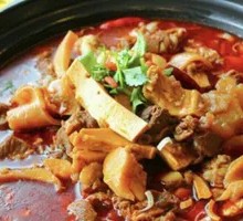 Tendon and Brain Hot Pot