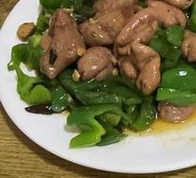 Spicy Pepper and Pig Intestines