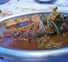 Fish Head with Flatbread