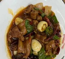 Spicy Pepper and Pig Intestines