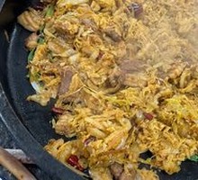 Sizzling Sour Cabbage with Pork Belly